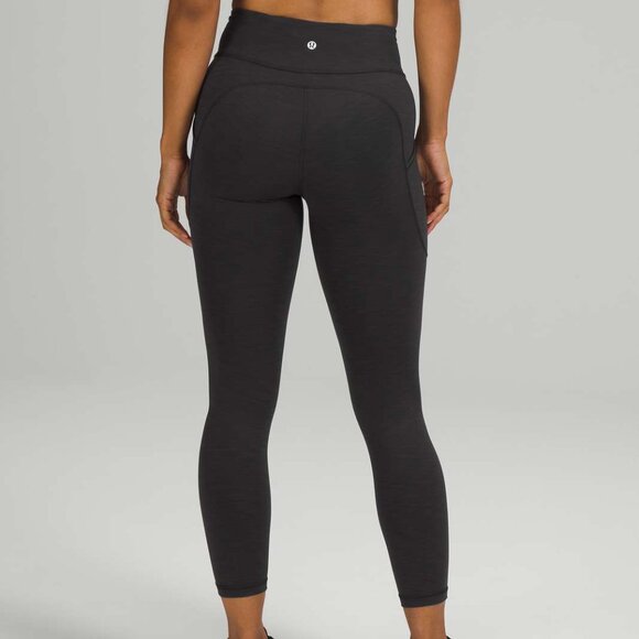 Lululemon•Invigorate High-Rise Tight 25"•Heather Black•Pocket Everlux•10/10EUC•6 - Picture 4 of 16